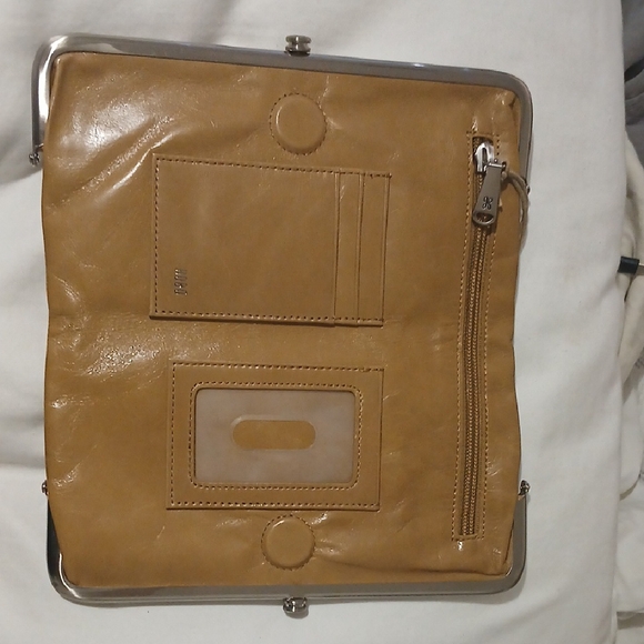 HOBO Camel Leather Wristlet - Picture 2 of 6